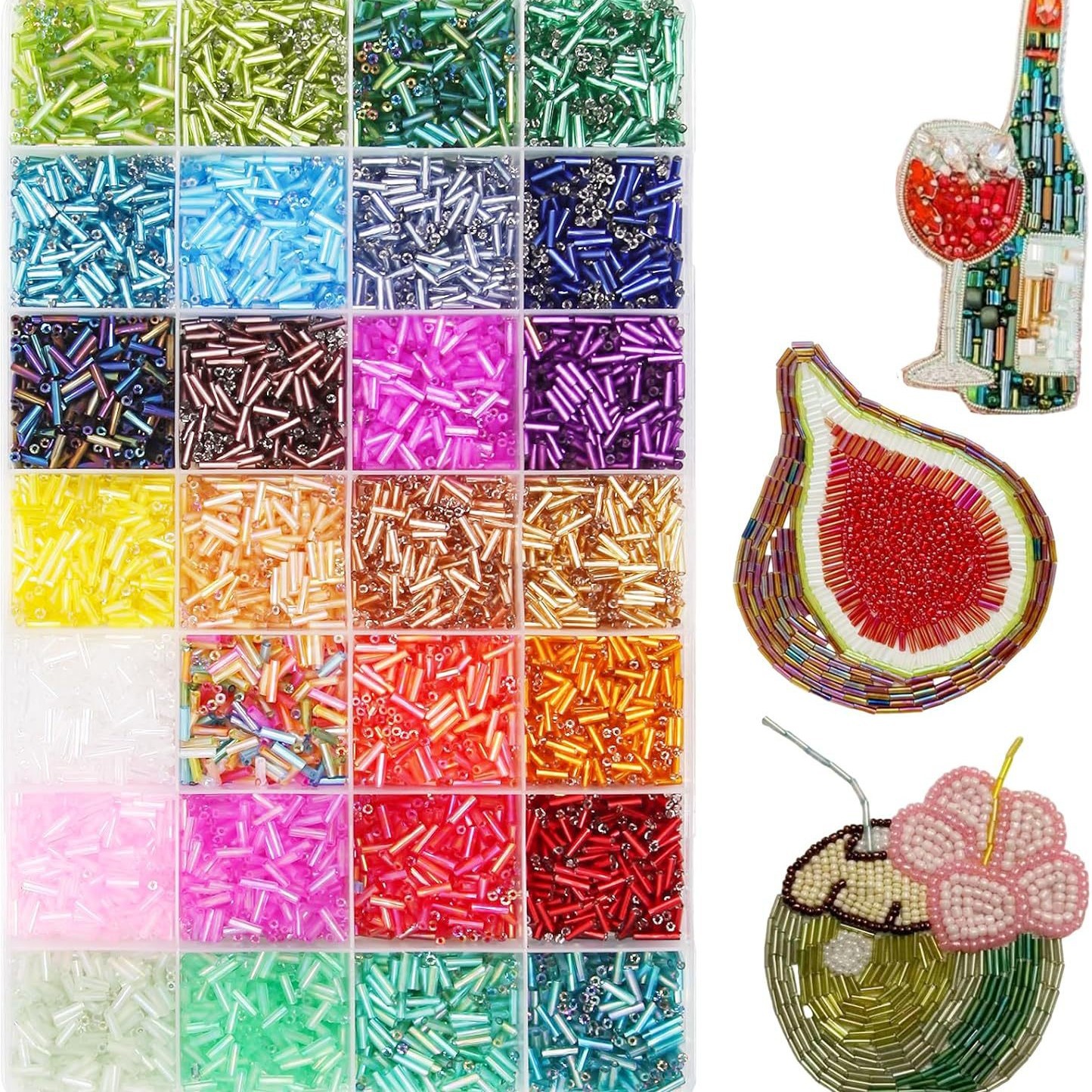 About 6720Pcs/Box 7mm 28 Color - Craft Embellishment Storage incelemesi ve fiyatı