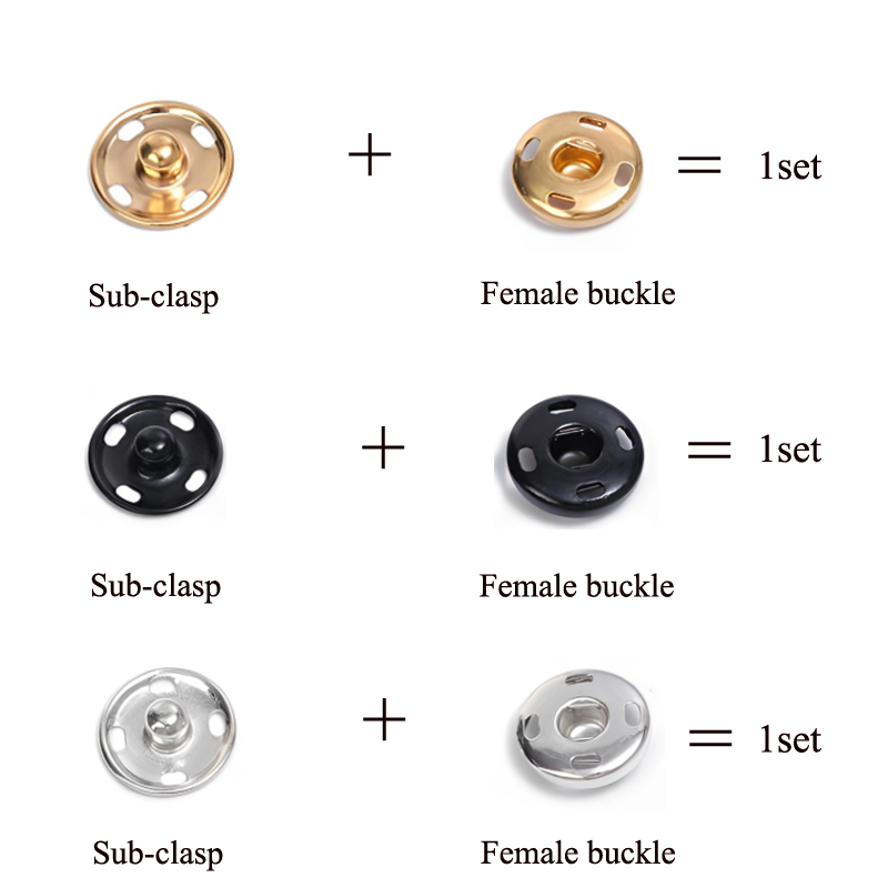 10/50 Set 8-10mm Metal Sew-on  - Iron On Stud Set incelemesi ve fiyatı