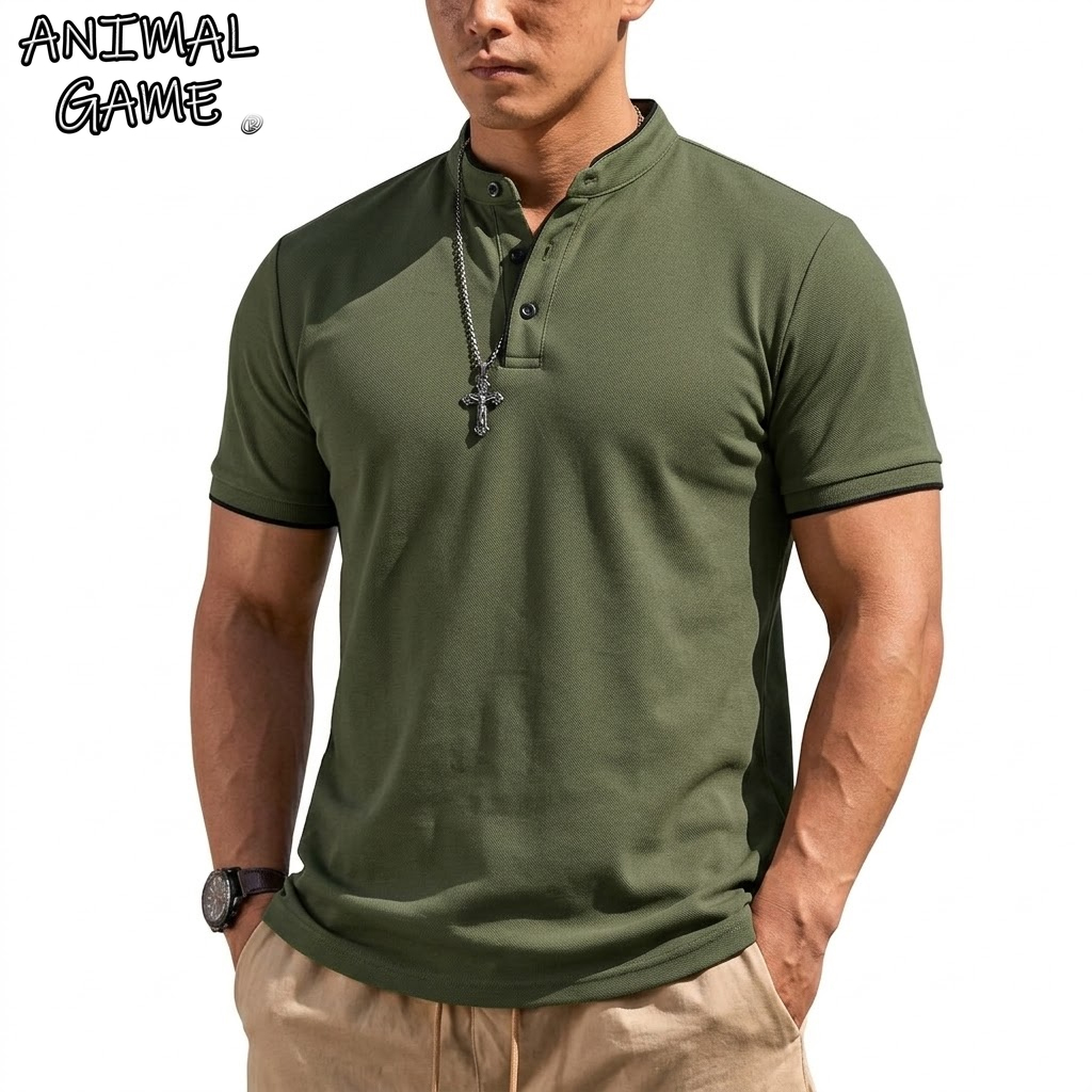 Summer Short Sleeve Henley Shi - Embellish Knit incelemesi ve fiyatı