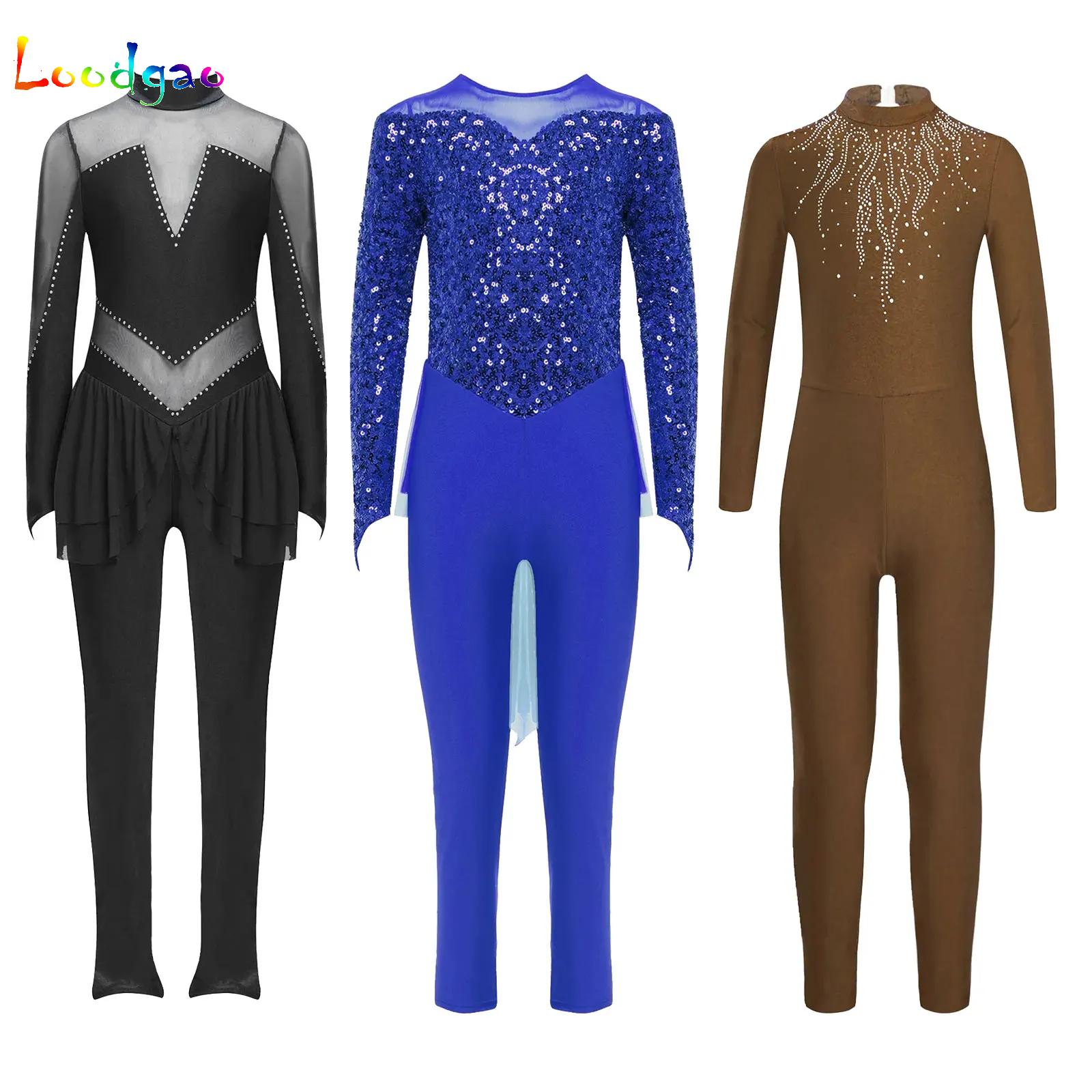Kids Girls Ballet Dance Jumpsu - Rhinestone Banding Trim incelemesi ve fiyatı