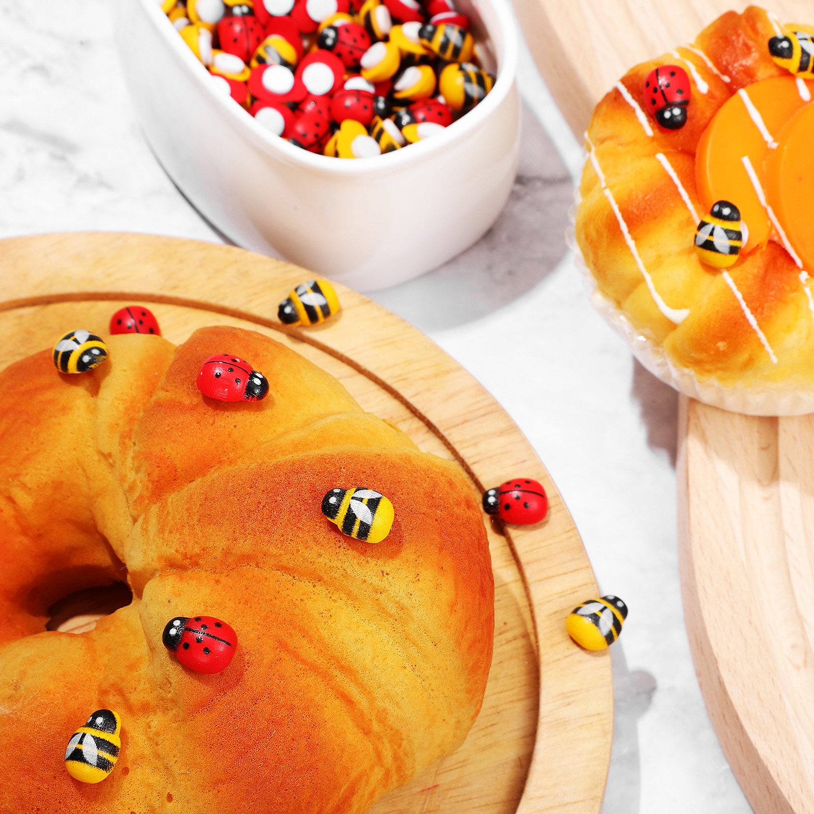 400Pcs Wooden Bee Ladybug Stic - Embellish Craft incelemesi ve fiyatı