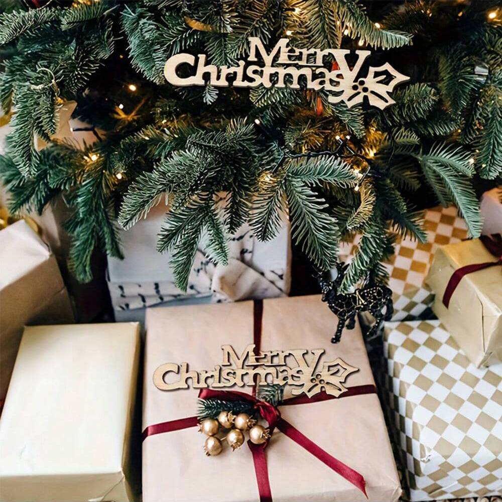 10/20/100Pcs Merry Christmas W - Christmas Craft Embellishment incelemesi ve fiyatı