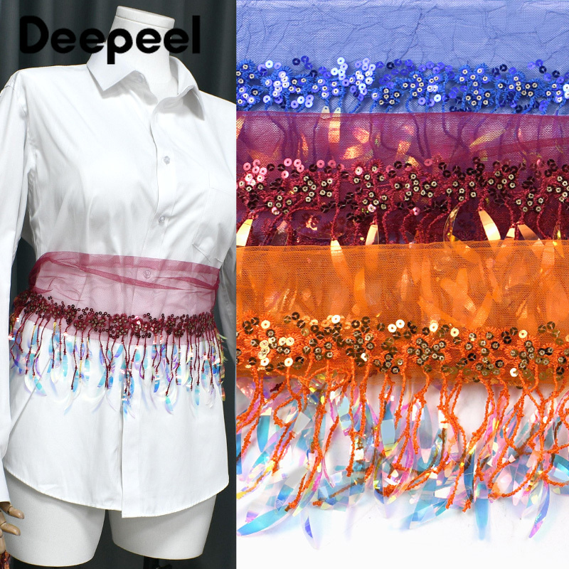 2/5/10Yards 15cm Sequins Bead  - Beaded Trim Fringe incelemesi ve fiyatı