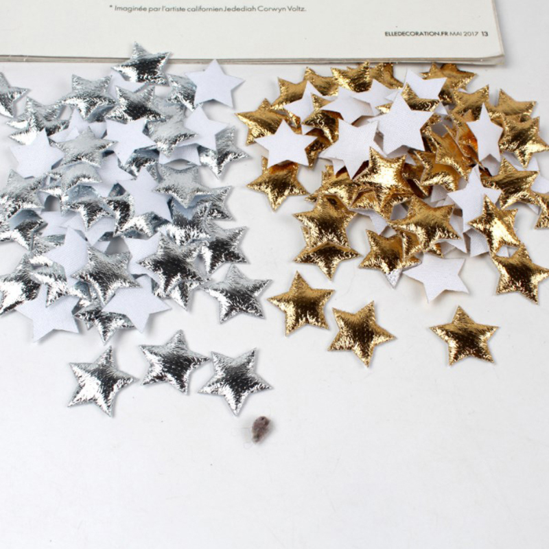 100Pcs Gold/Silver Stars For C - Christmas Craft Embellishment incelemesi ve fiyatı